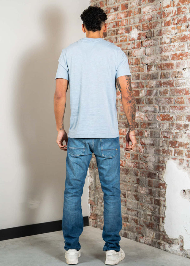 Hugo Boss T-shirts Tegood - light pastel blue