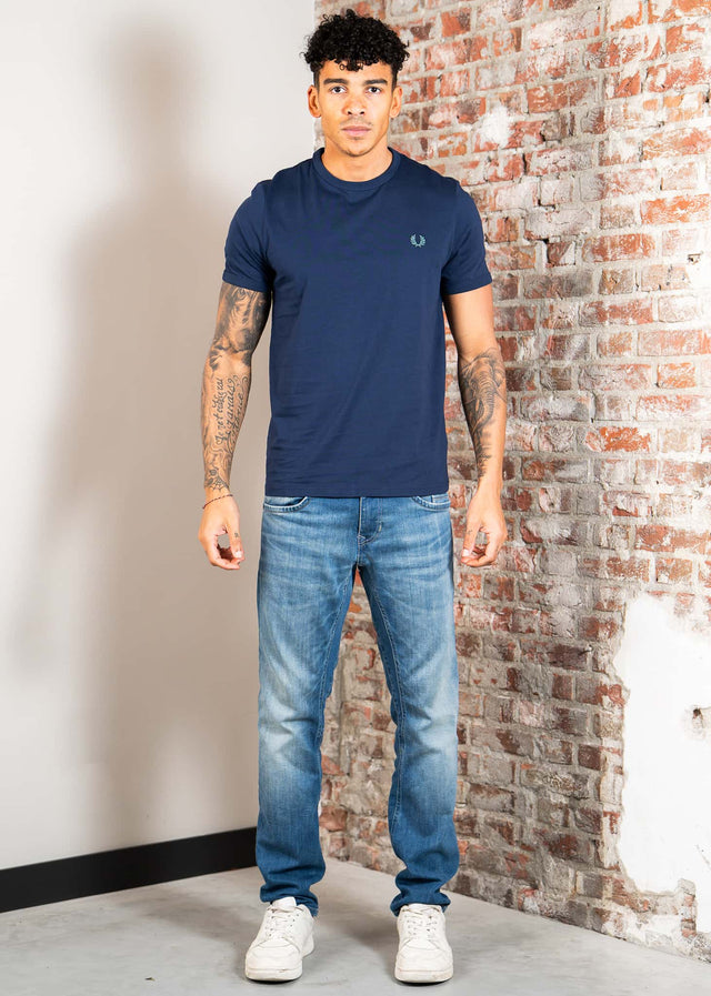 Fred Perry T-shirts Ringer t-shirt - tennis blue