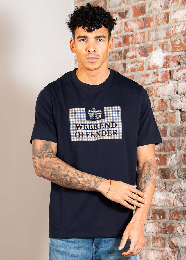 Weekend Offender T-shirts Shevchenko - navy