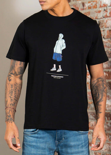 Weekend Offender T-shirts Drarga - black