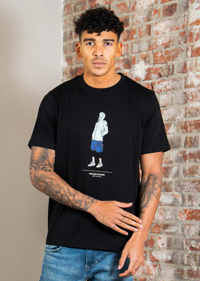 Weekend Offender T-shirts Drarga - black