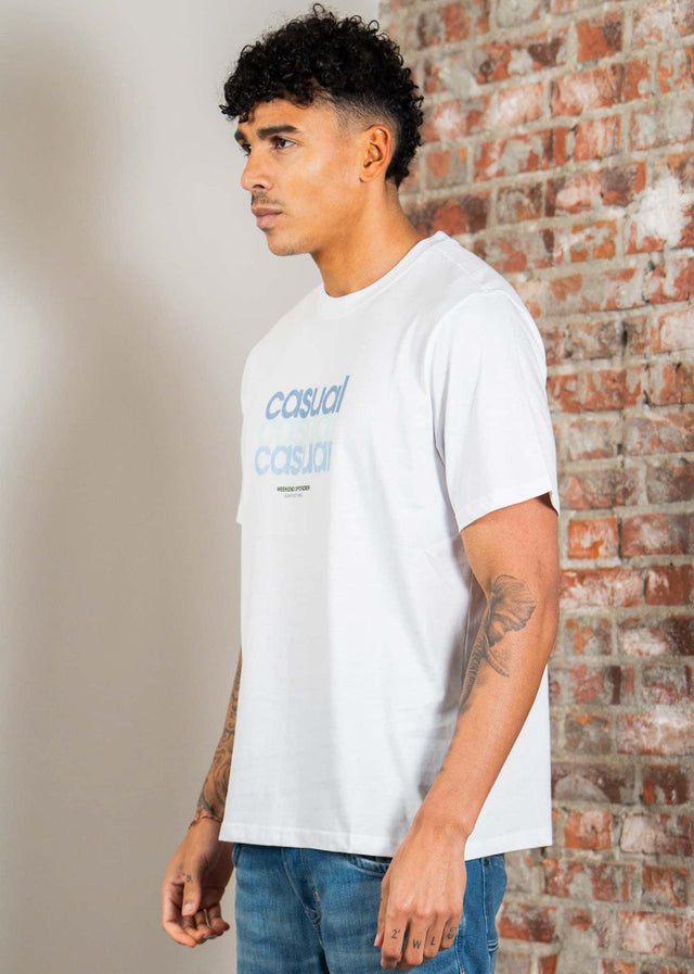 Weekend Offender T-shirts W.O.L. - white
