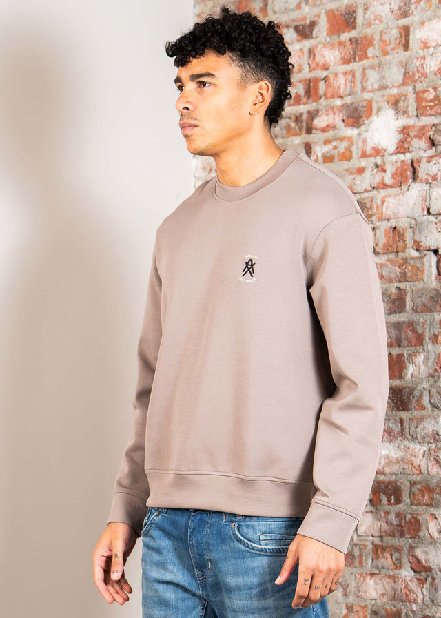 Armani Exchange Truien Felpa sweatshirt - driftwood