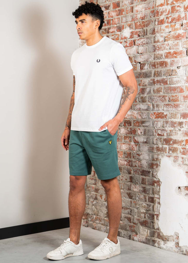 Lyle & Scott Korte Broeken Plain sweat short - everglade