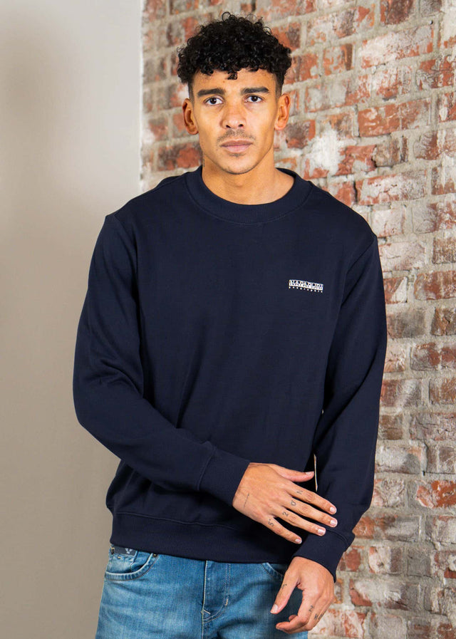 Napapijri Sweaters B small box c - blu marine