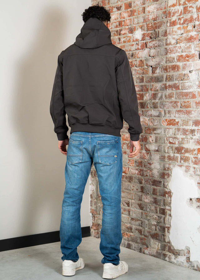 Lyle & Scott Jassen Mesh back softshell jacket - gunmetal