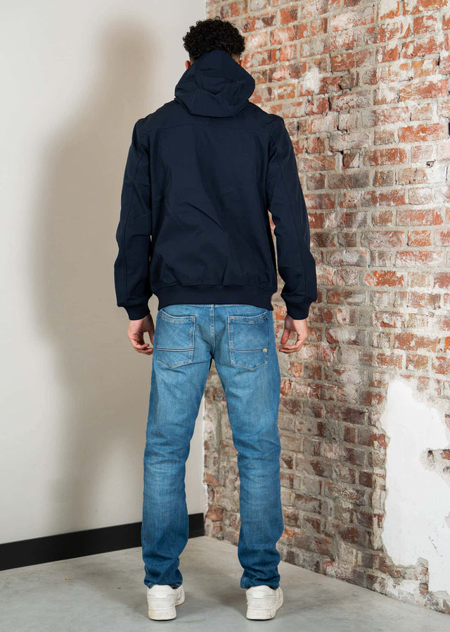 Lyle & Scott Jassen Mesh back softshell jacket - dark navy