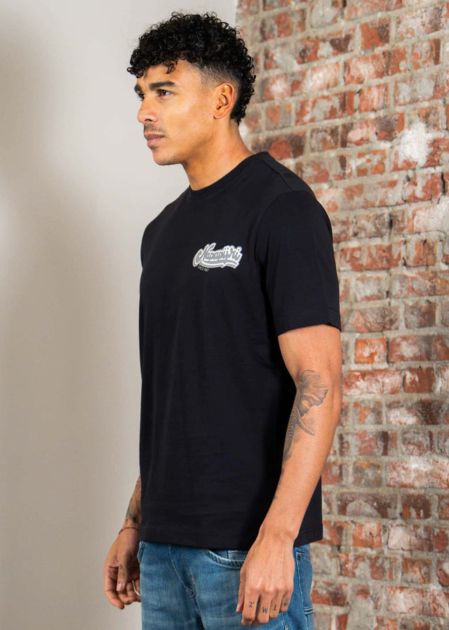 Napapijri T-shirts S zinc ss - black beauty