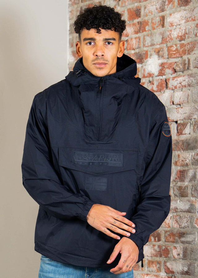 Napapijri Jassen Lightweight Packable Rainforest Overhead rf next Jacket - blu marine