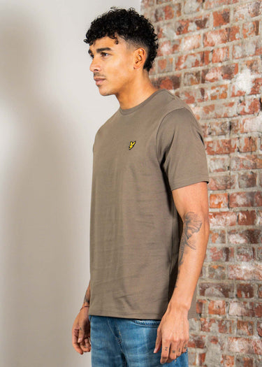 Lyle & Scott T-shirts Plain t-shirt - khaki ash