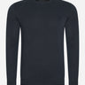 Lyle & Scott Truien  Tonal eagle cotton crew neck jumper - dark navy 