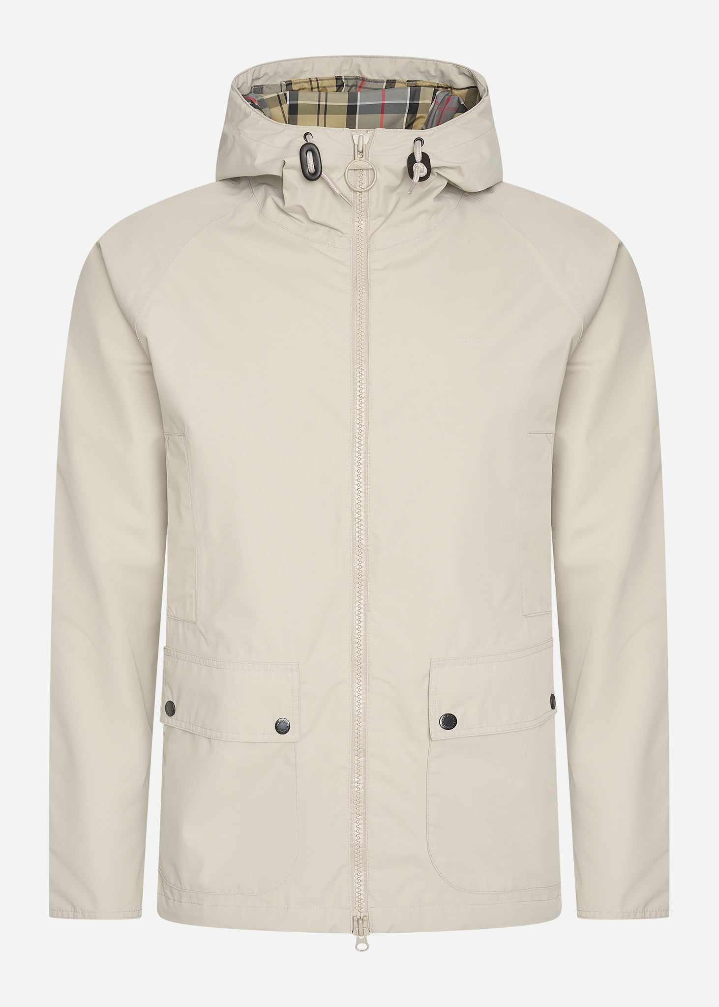 Barbour Jassen  Hooded domus jacket - mist dress 