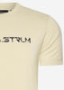 MA.Strum T-shirts  Cracked logo tee - ash 