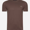 Fred Perry T-shirts  Ringer t-shirt - brick warm grey