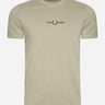 Fred Perry T-shirts  Embroidered t-shirt - warm grey