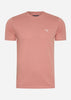 Barbour T-shirts  Essential sports tee - pink clay 