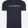 MA.Strum T-shirts  Cracked logo tee - ink navy 