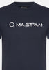 MA.Strum T-shirts  Cracked logo tee - ink navy 