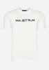 MA.Strum T-shirts  Chest print tee - optic white 