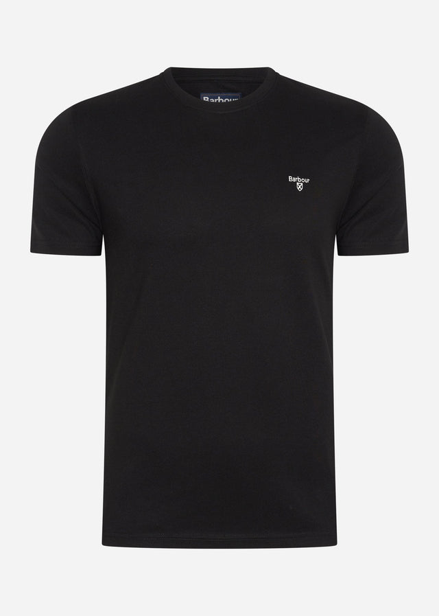 Barbour T-shirts  Essential sports tee - black 