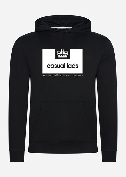 Weekend Offender Hoodies  Casual Lads hoodie - black 