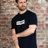 Napapijri T-shirts S box logo - blu marine