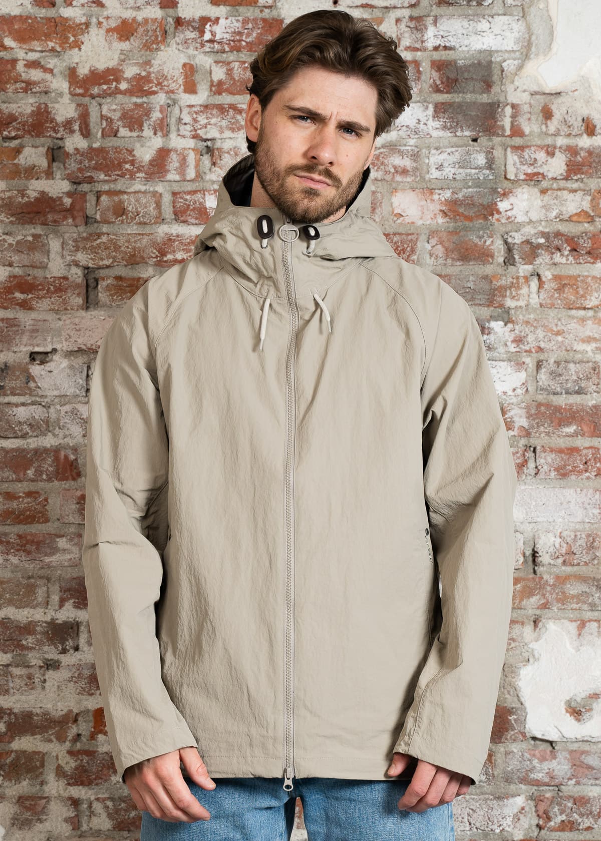 Barbour Jassen Barbour wylam showerproof jacket - concrete northshore