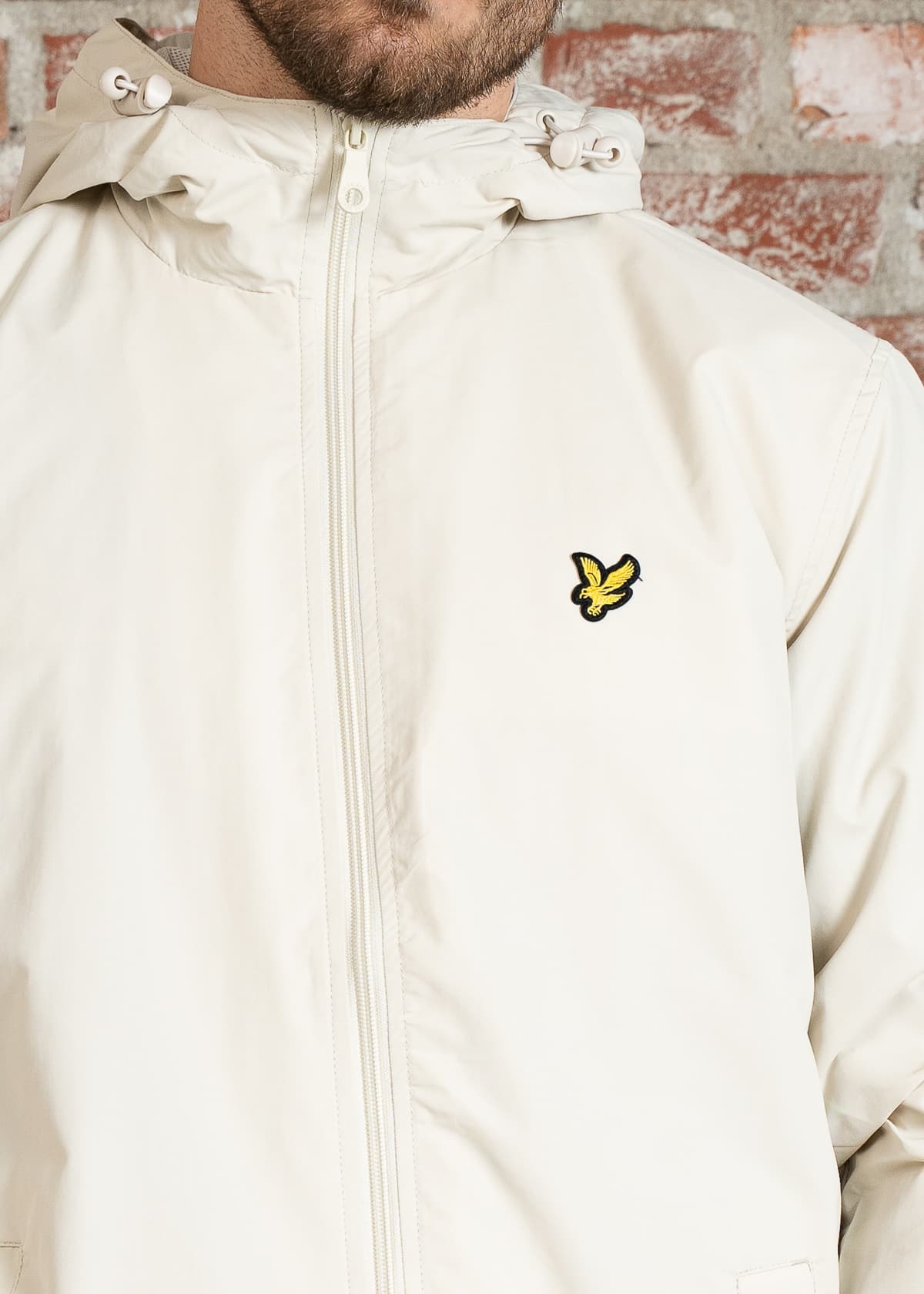 Lyle & Scott Jassen Zip through hooded jacket - cove