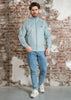 Fred Perry Jassen Taped track jacket - silver blue