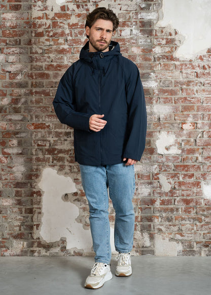 Barbour Jassen Barbour wylam showerproof jacket - navy northshore