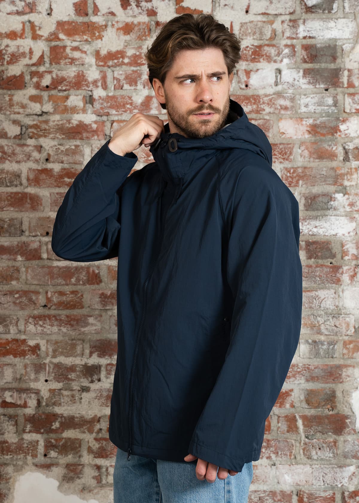 Barbour Jassen Barbour wylam showerproof jacket - navy northshore