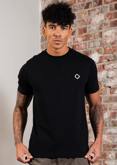 MA.Strum T-shirts SS icon tee - jet black