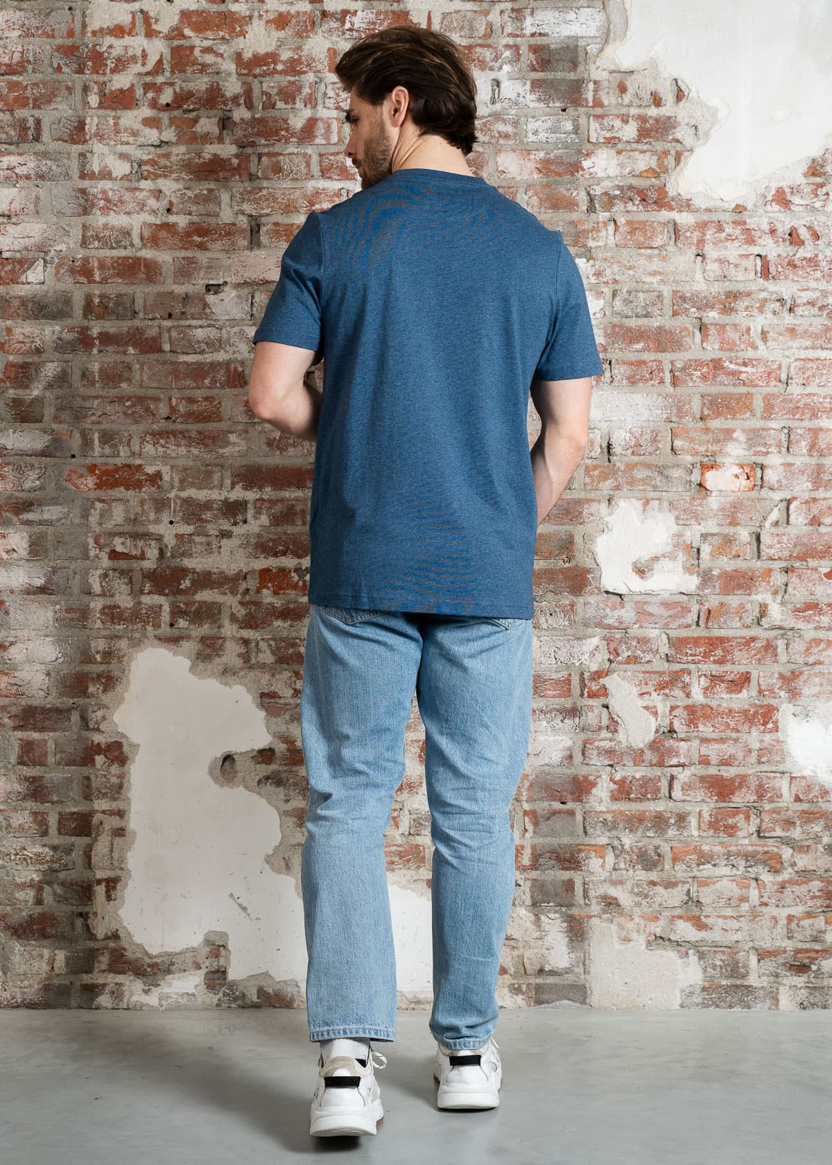 Farah T-shirts Danny reg ss tee - cold metal marl