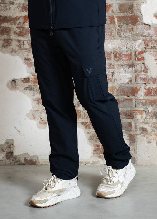 Lyle & Scott Broeken Nylon cargo trouser - dark navy