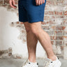 Farah Korte Broeken Redwald textured waffle short - cold metal