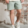Farah Korte Broeken Redwald textured waffle short - grove green