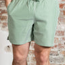Farah Zwembroeken Colbert seersucker swimshort - green meadow