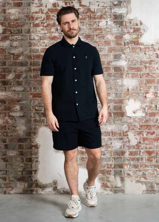 Farah Overhemden Rutherford shirt - true navy