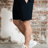 Farah Korte Broeken Redwald seersucker short - true navy