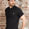 Fred Perry Polo's The fred perry polo shirt- Anchor Grey Oatmeal
