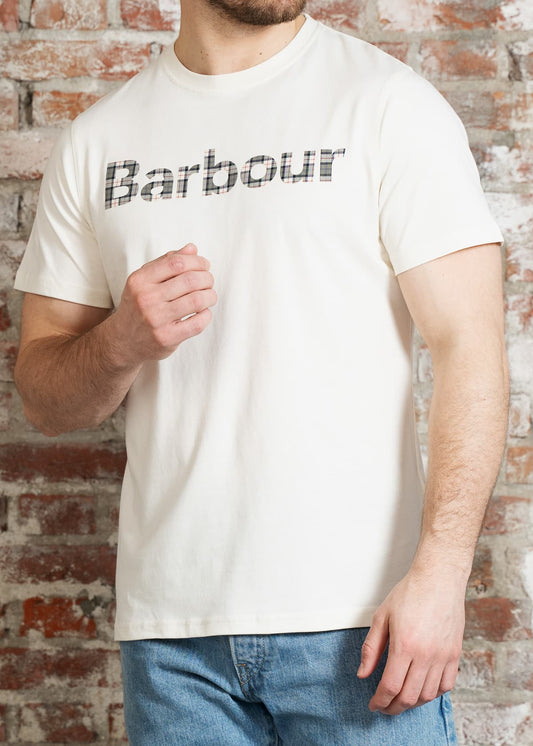 Barbour T-shirts Barbour kilnwick t-shirt - antique white