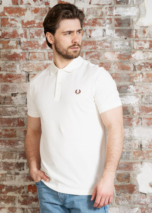 Fred Perry Polo's The fred perry polo shirt- lghecru cinnamon