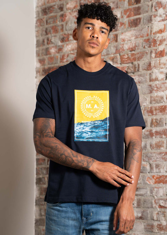 Marshall Artist T-shirts Canute t-shirt - navy