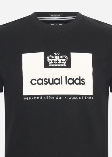 Casual Lads T-shirts Casual Lads t-shirt - black (test)