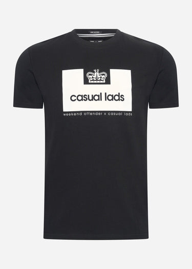 Casual Lads T-shirts Casual Lads t-shirt - black (test) (2)