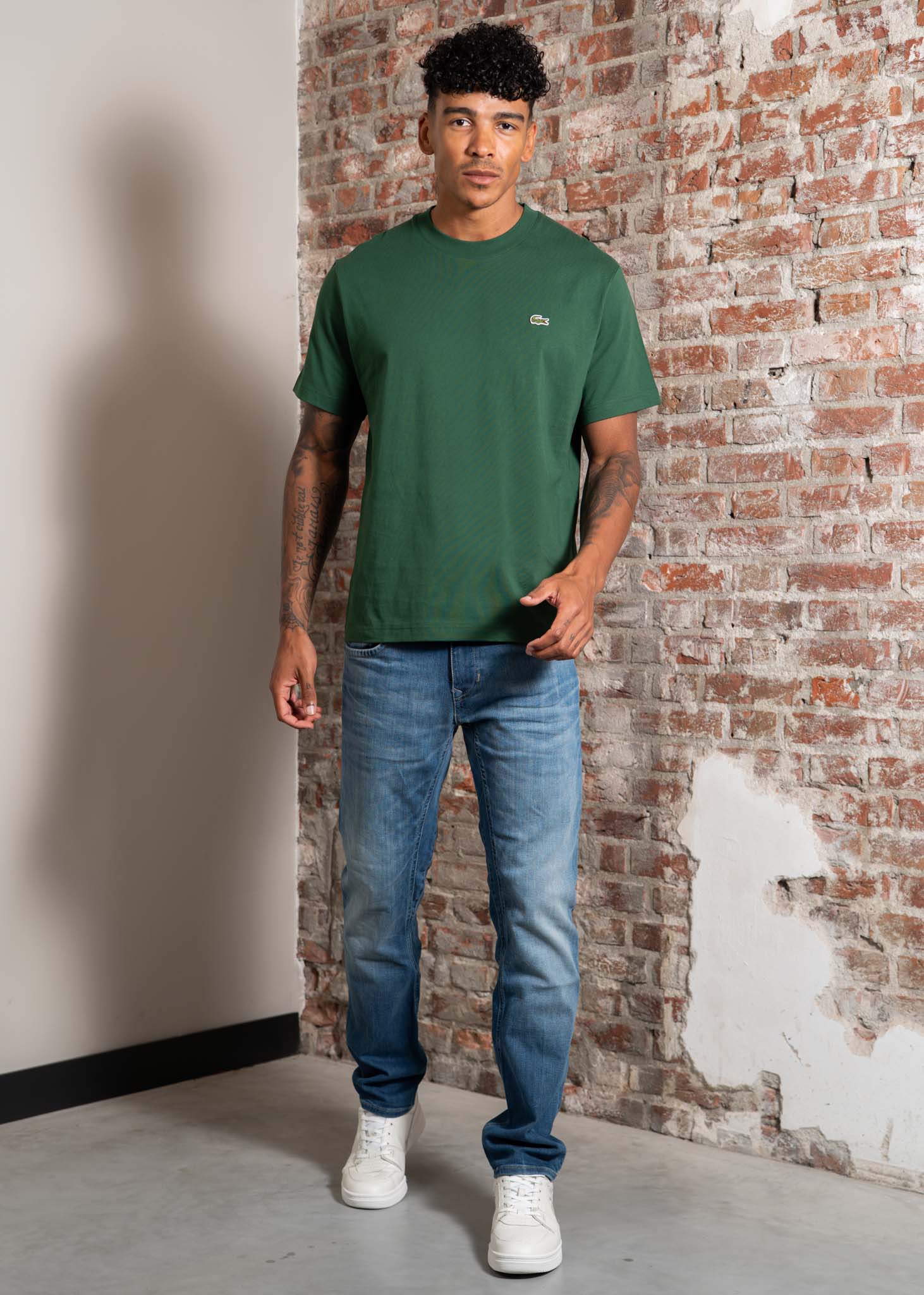 Lacoste T-shirts Cotton t-shirt - green