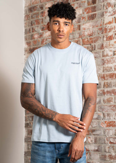 Armani Exchange T-shirts Regular fit t-shirt - sky blue