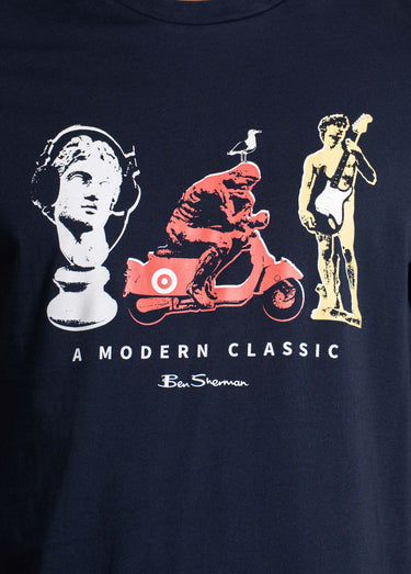 Ben Sherman T-shirts Statue tee - dark navy