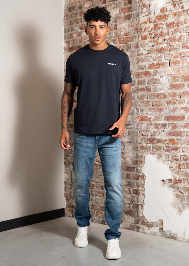 Armani Exchange T-shirts Regular fit t-shirt - navy