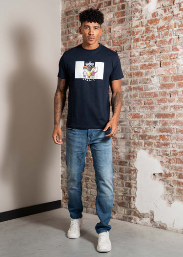 Weekend Offender T-shirts Weekend tee - navy